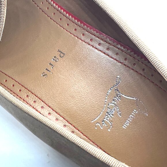 Christian Louboutin DANNY FLEX FLAT Mens Venetian Nubuck Loafers Shoes main image 5